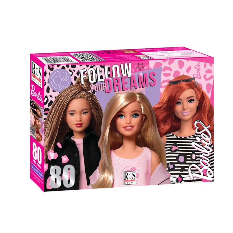 Barbie Dreams Cardboard Puzzle (80 piece)