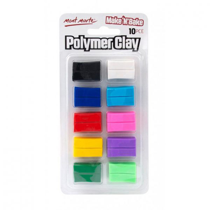 Mont Marte Make n Bake Polymer Clay (10 piece)