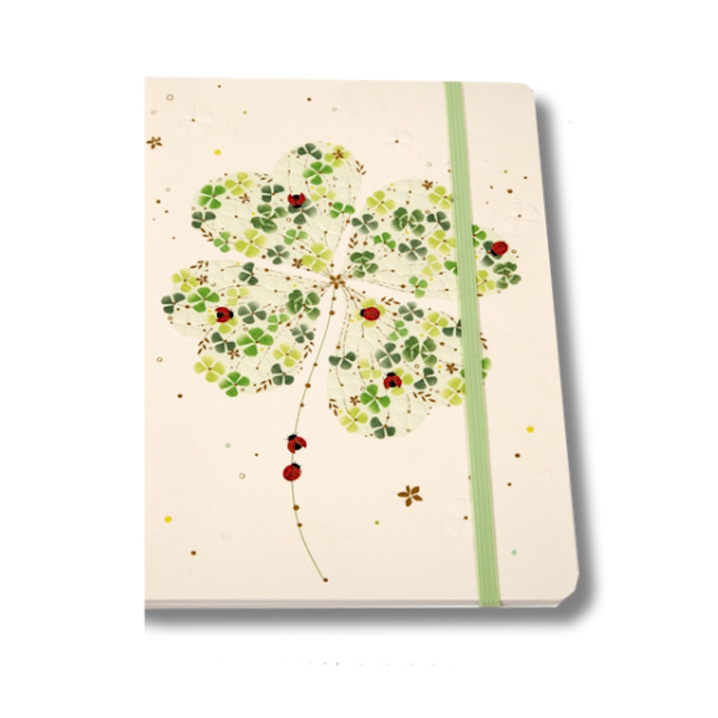 Turnowsky Stitched Notebook Clover A5 100gsm (32 sheets) (TN235101)