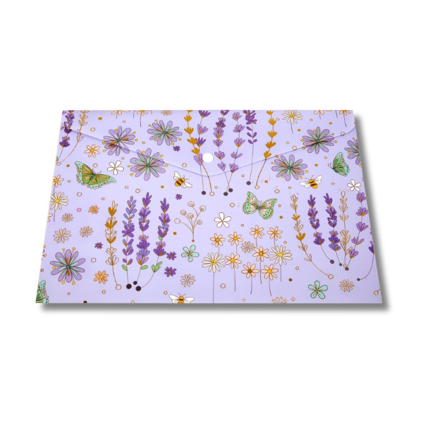 Turnowsky (Kenzel) Button Envelope A4 (lavender)