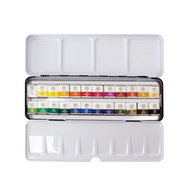 Mungyo Watercolour 1/2 Pan Set (24)