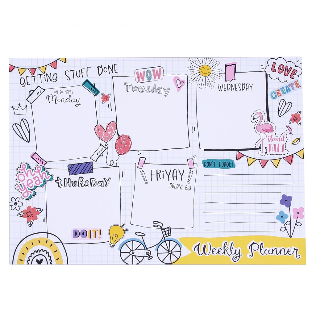 Getting Stuff Done A4 Weekly Planner (DKP002)
