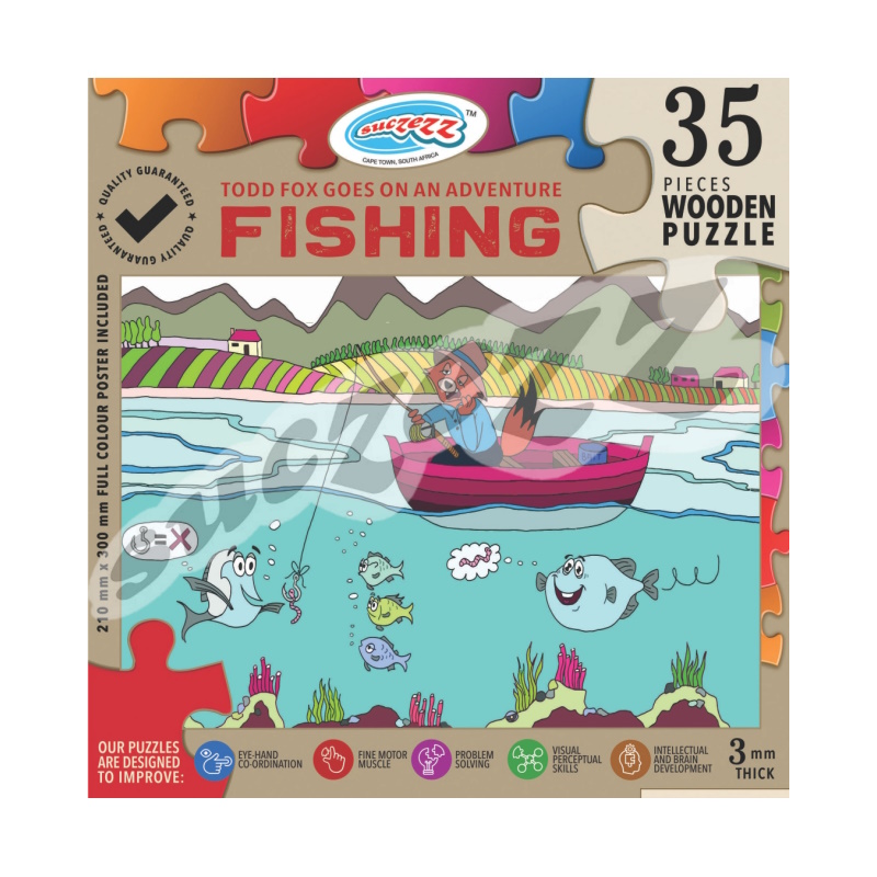 Todd Fox Goes on an Adventure Fishing (35 piece)