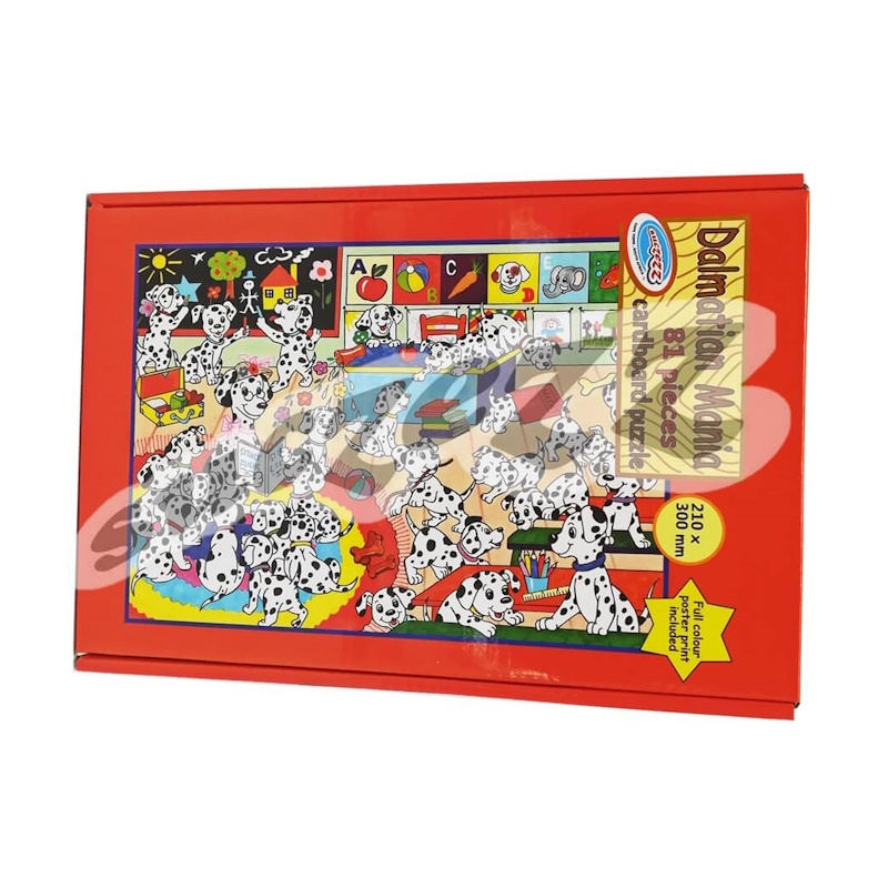 Dalmatian Mania Cardboard Puzzle (81 piece)