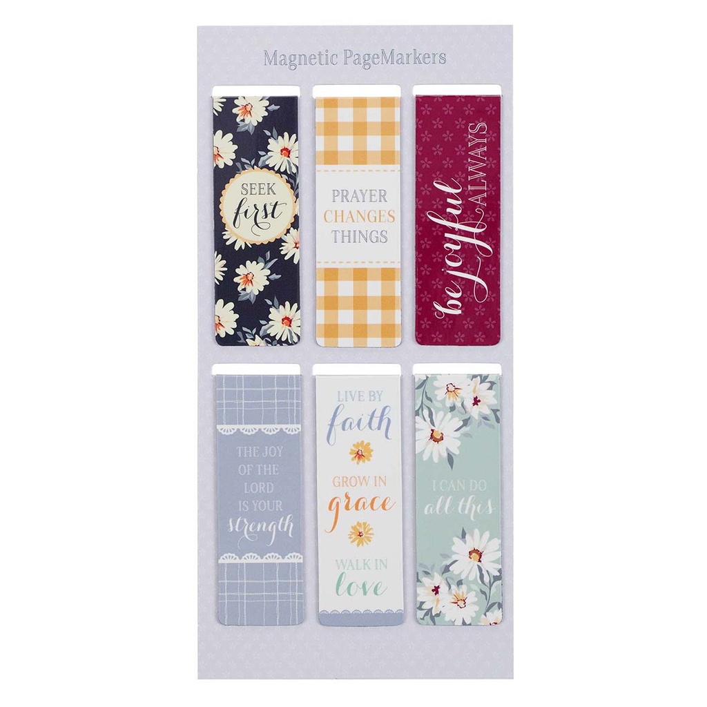Daisies Magnetic Page Marker (6) (MGB062)