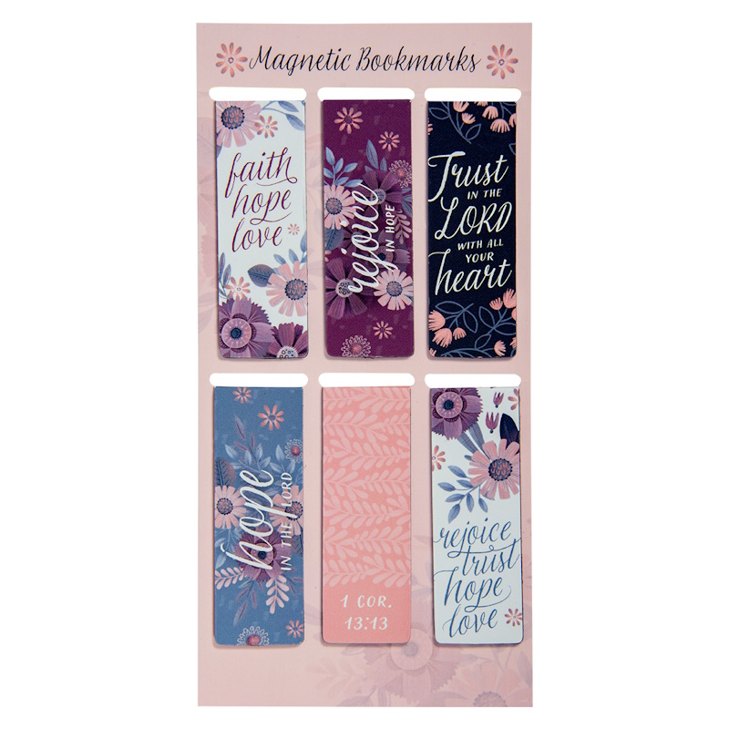 Hope in the Lord Magnetic Page Marker (6) (MGB088)