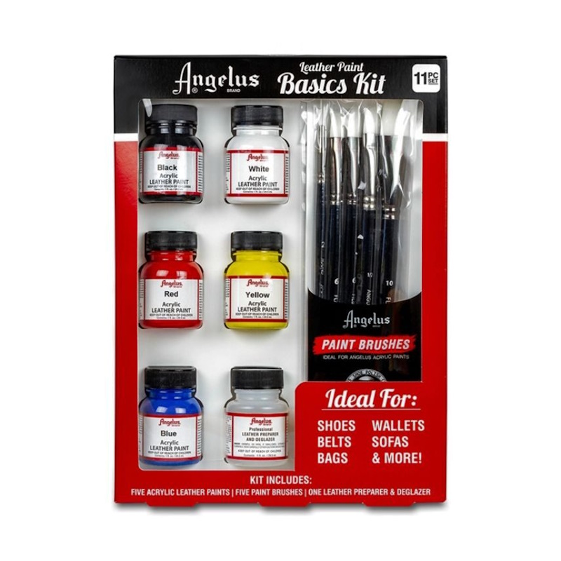 Angelus Leather Paint Basic Set (11 piece)