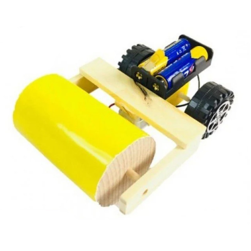 STEM DIY Wooden Road Compactor