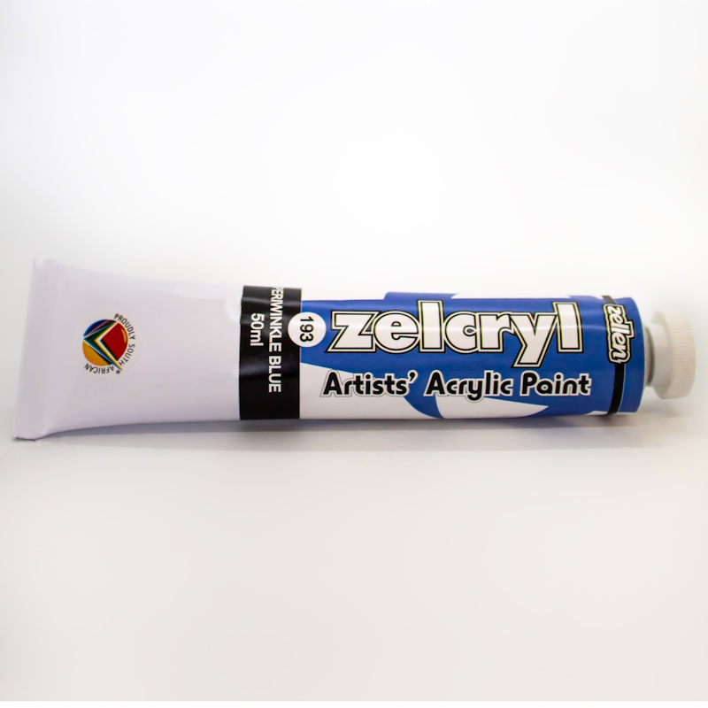 Zellen Zelcryl Acrylic Paint 50ml (periwinkle blue)