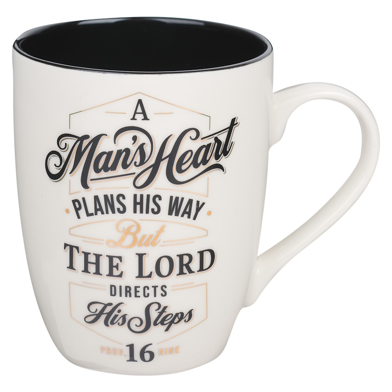 A Man's Heart Plans His Way Ceramic Mug (MUG1068)