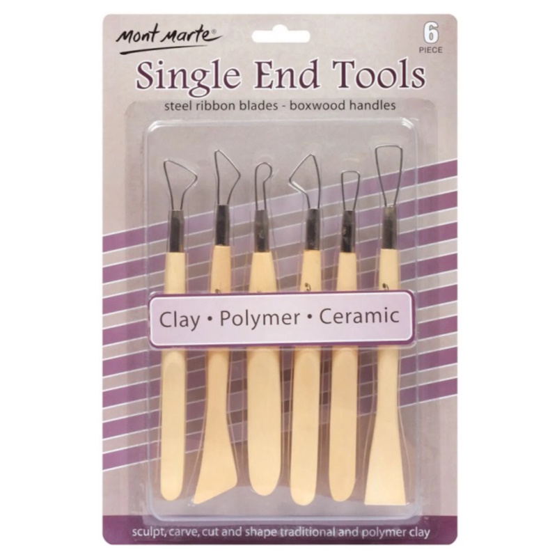 Mont Marte Single End Sculpting Tools (6 piece)