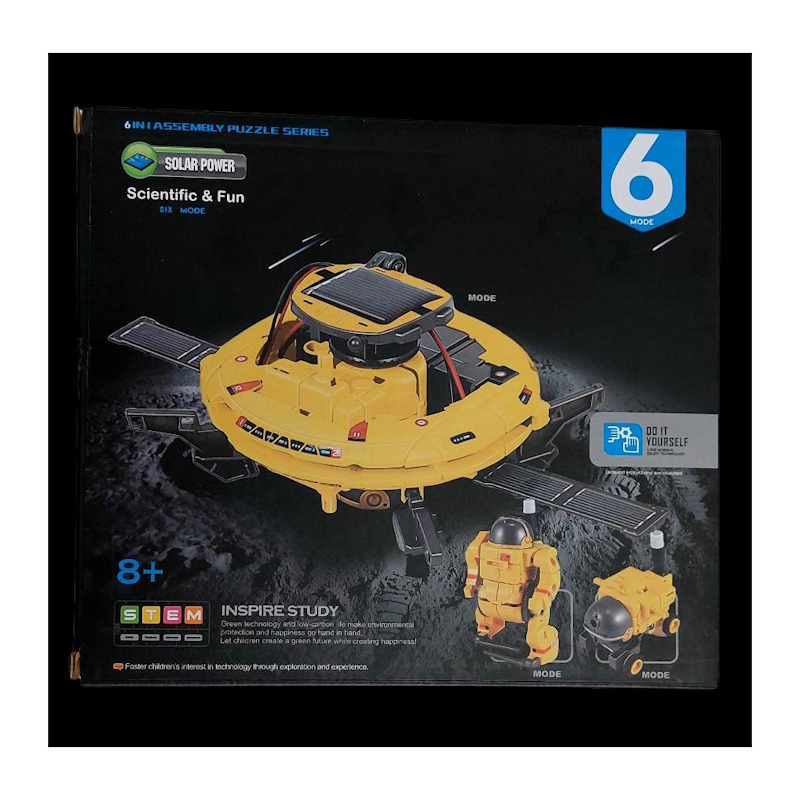 6 in 1 Solar Space Robot Kit