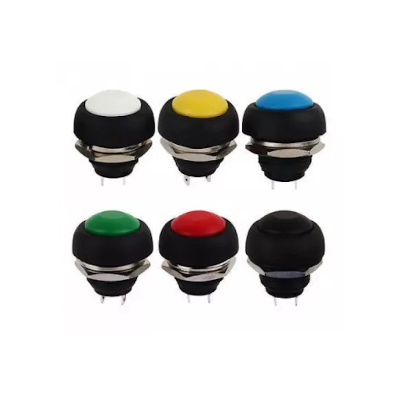 Momentary Mini Waterproof Switch 12mm (PBS33B) (6)