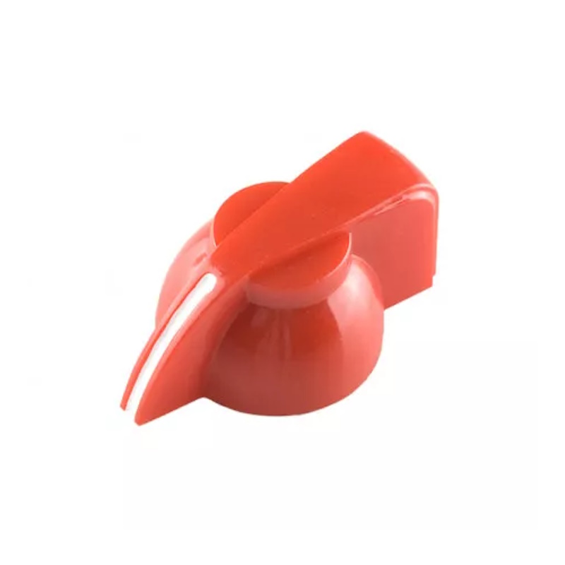 Chicken Head Knob Red 14 x 20mm (4)