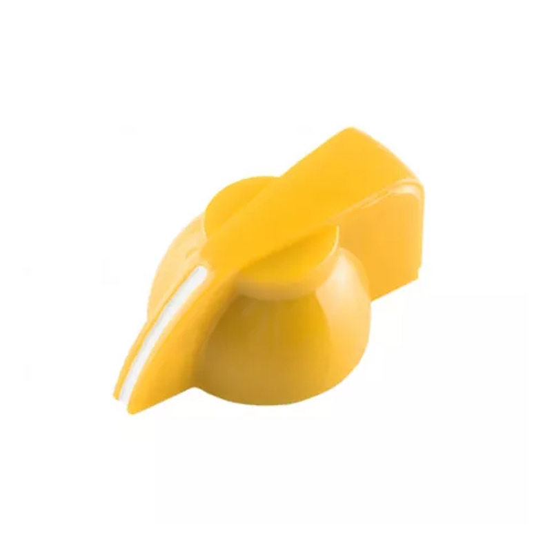 Chicken Head Knob Yellow 14 x 20mm (4)