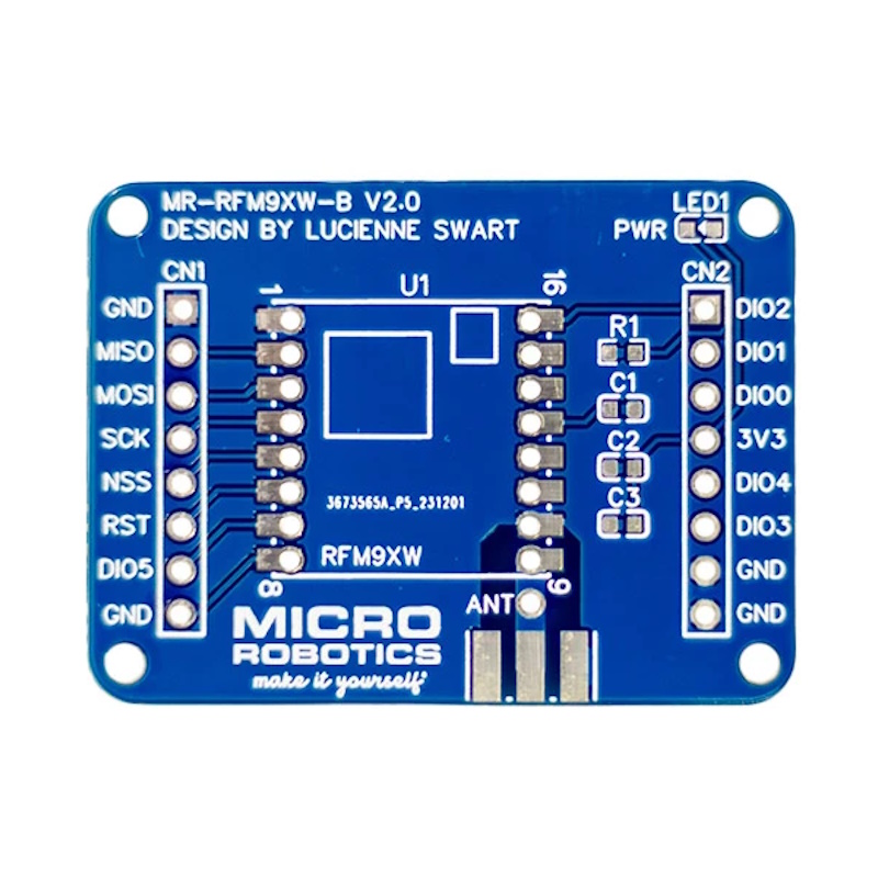 LoRa RFM9XW Breakout Board V2.0