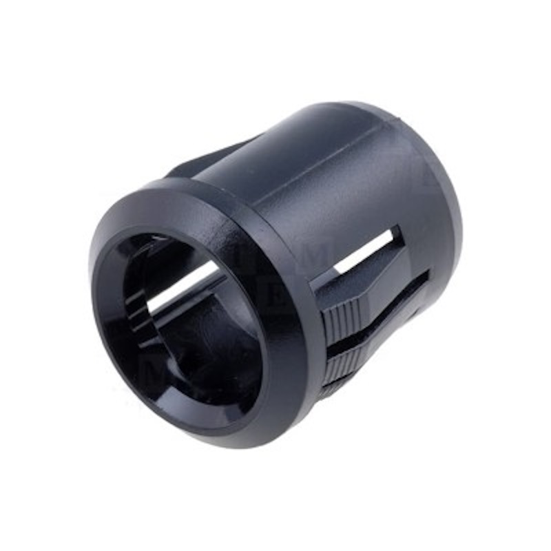 Plastic Clip In LED Holder 10mm (black)