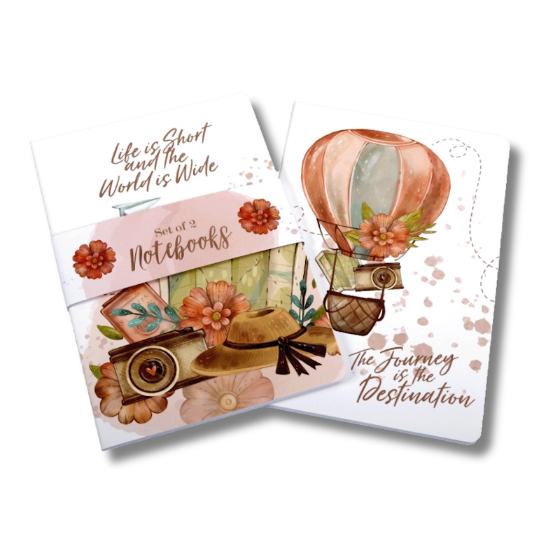 Kenzel Stitched Notebook Set of 2 Travel A5 (32 sheets) (NBS2A52301)