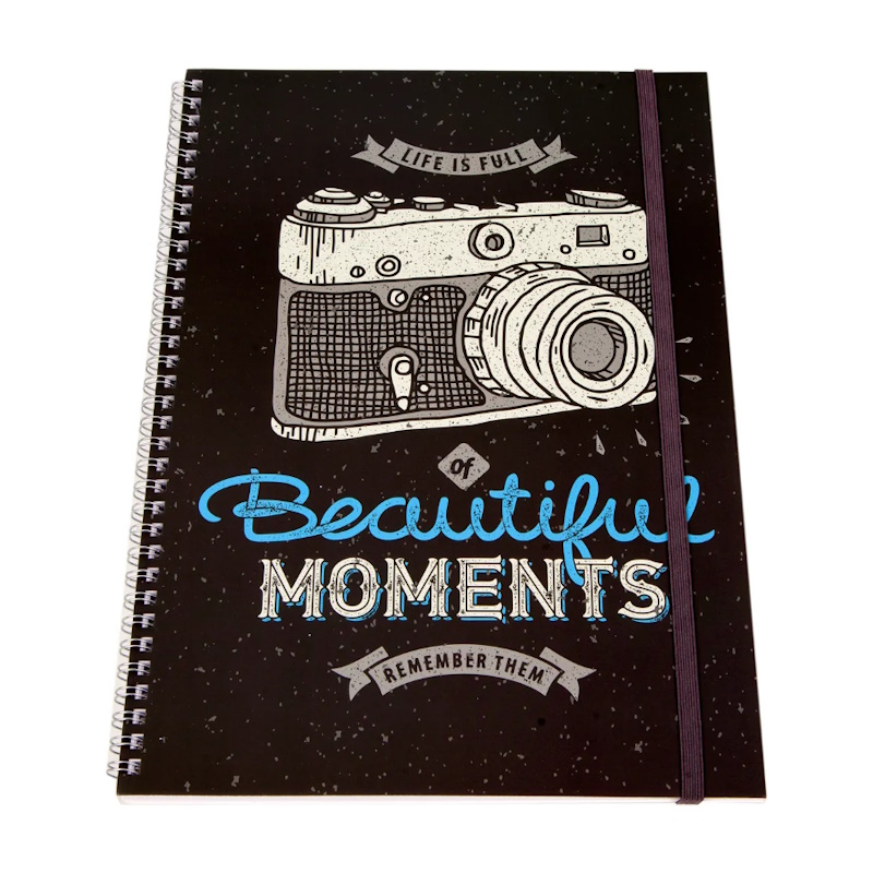 Kenzel Softcover Notebook Camera A4 (SCA42309)