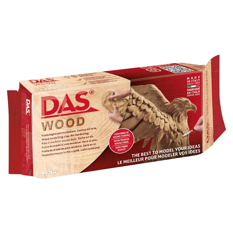 DAS Air Drying Clay 350g (wood)