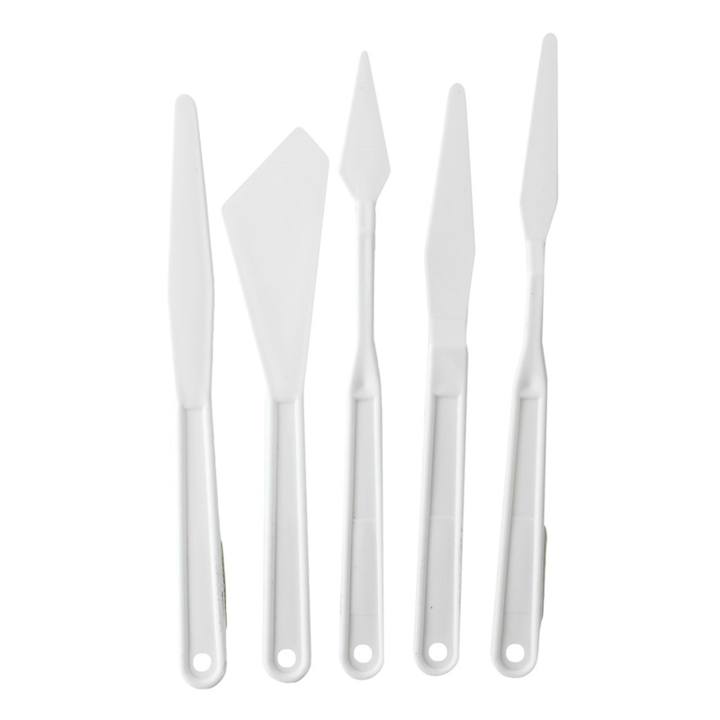 Pro-Art Plastic Palette Knife Set (5 piece)