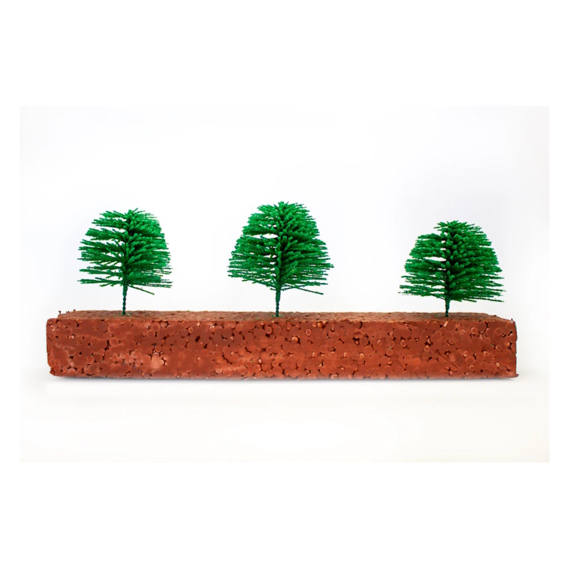 Pro-Art Scenic Medium Round Trees (3) (7805)