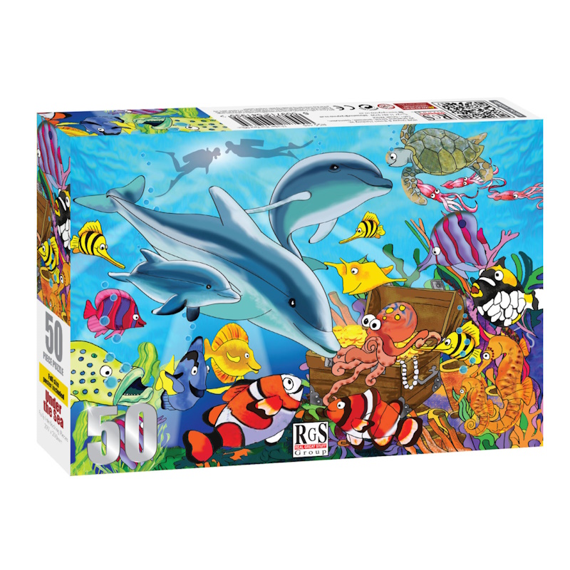 Under the Sea Cardboard Puzzle (50 pieces)