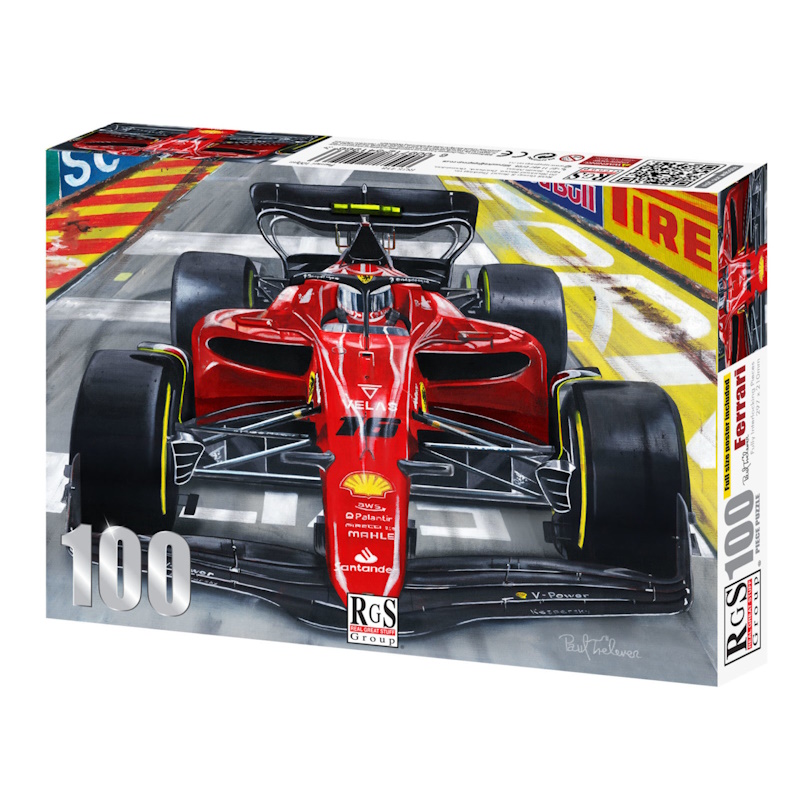 Ferrari Cardboard Puzzle (100 pieces)