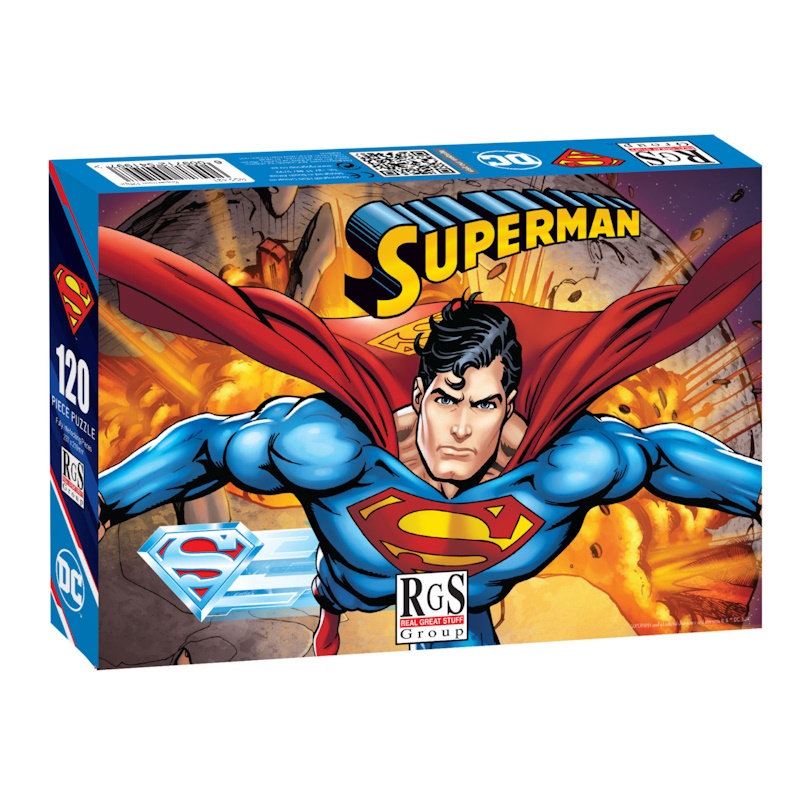 Superman Cardboard Puzzle (120 pieces)