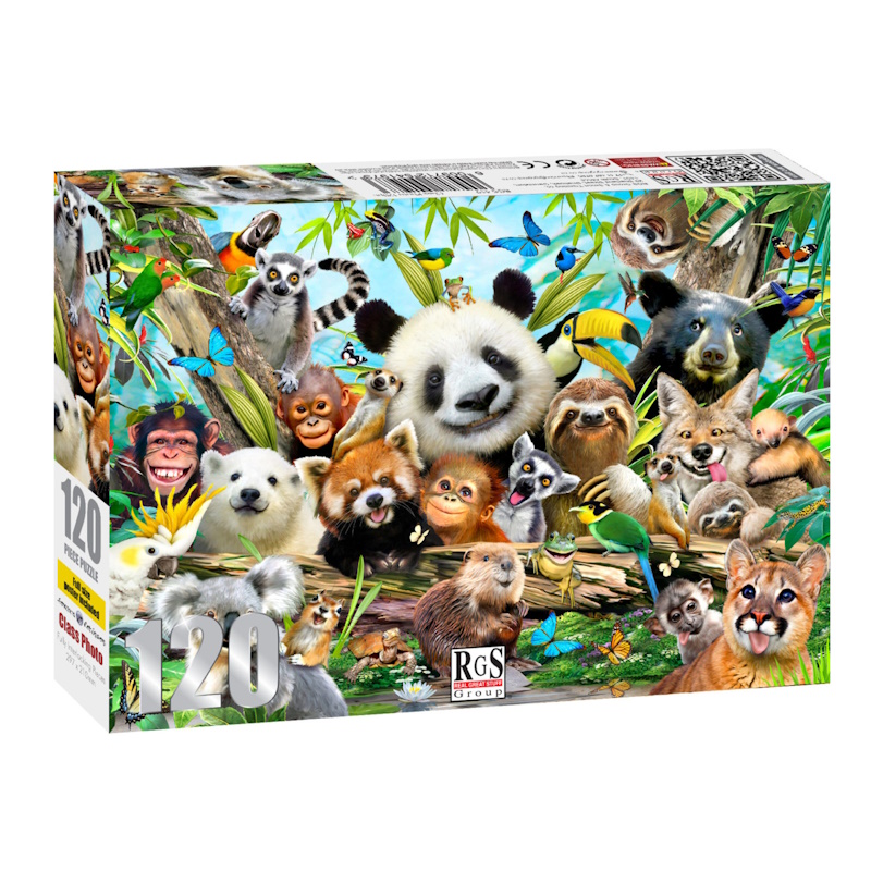 Class Photo Cardboard Puzzle (120 pieces)