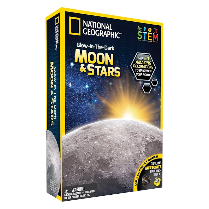 National Geographic Glow-in-the-Dark Moon & Stars