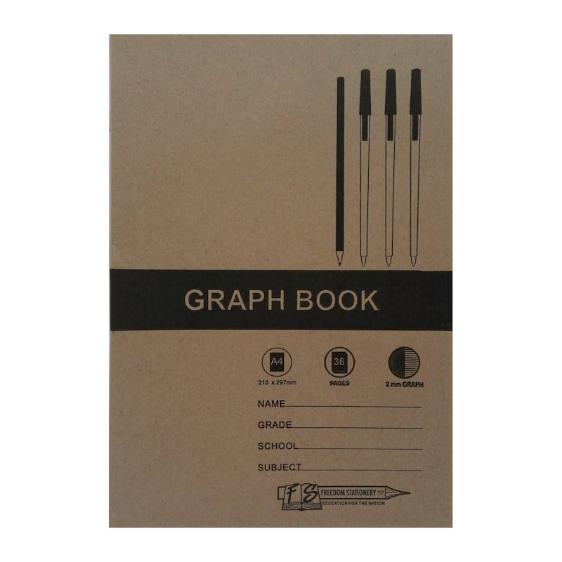 College Exercise Book Graph 2mm A4 (36 page)