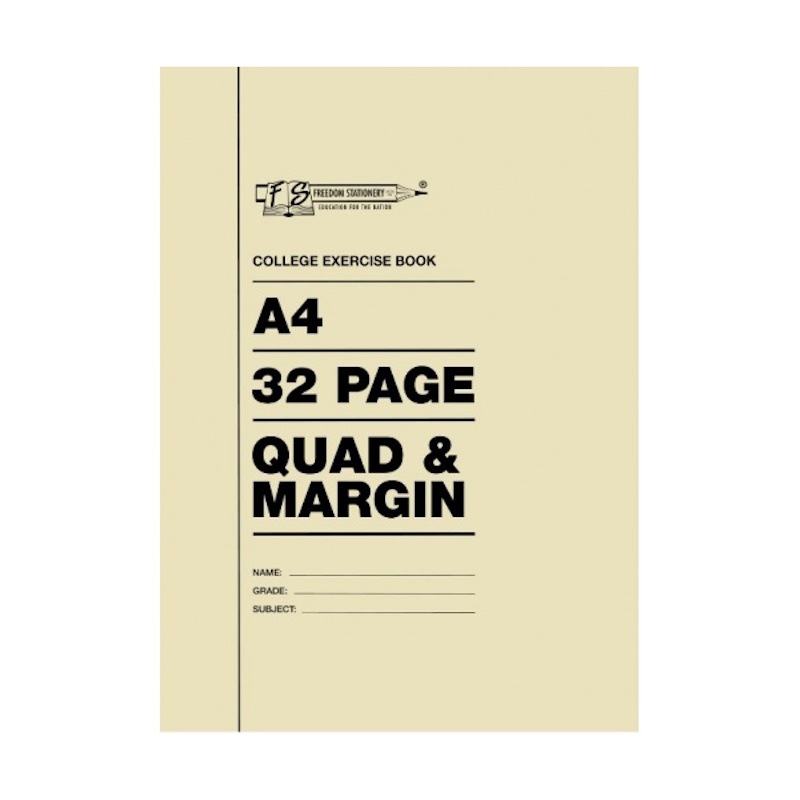 College Exercise Book QM A4 (32 page)