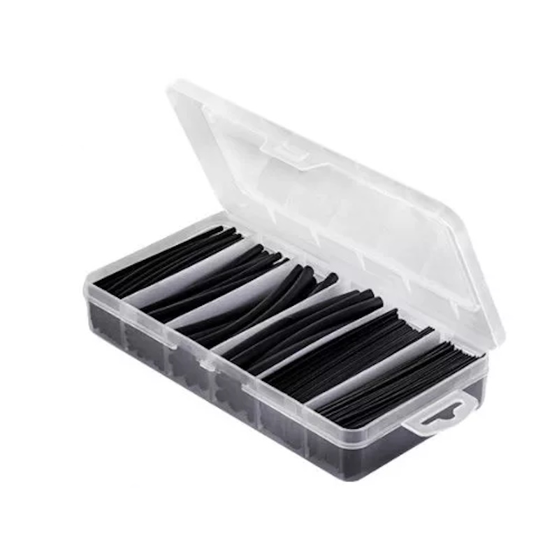 Heat Shrink Kit (black) (180 pieces)