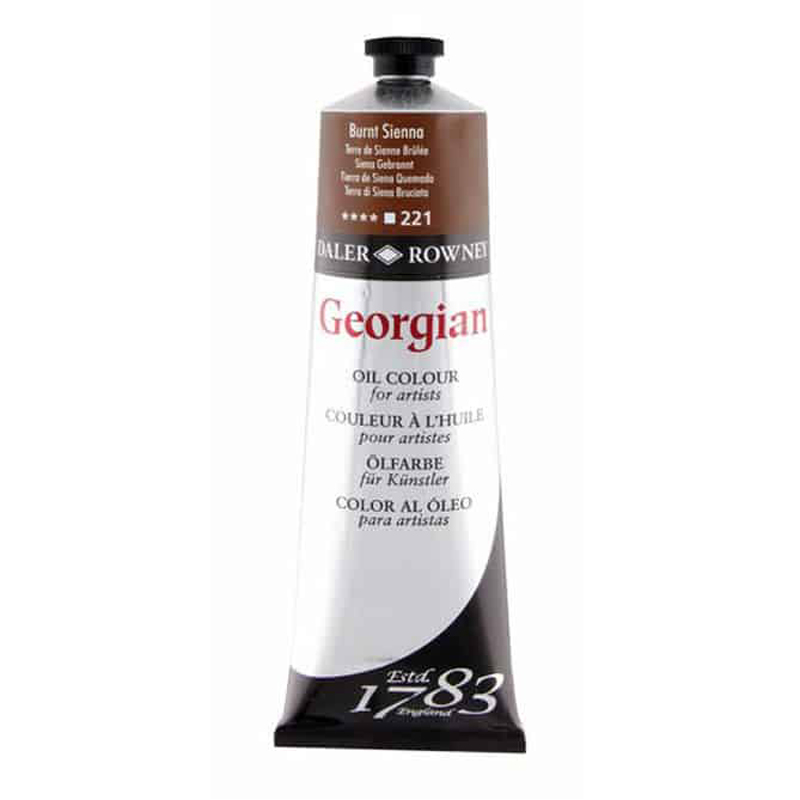 Daler Rowney Georgian Oil Paint 38ml (burnt sienna)