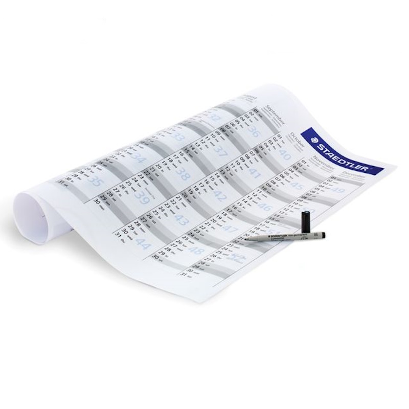 Staedtler Polyprop Wall Year Planner A1