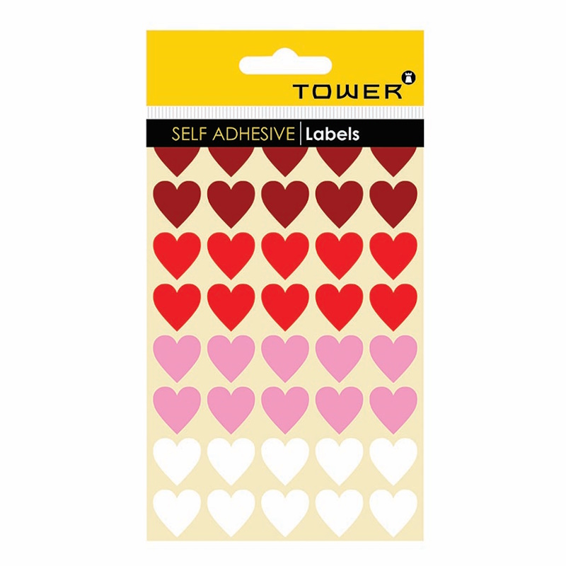 Tower Reward Stickers Valentines Hearts