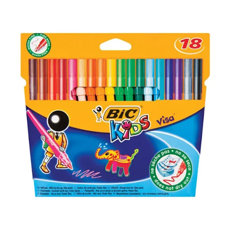 Bic Kids Visa Fibre Pens (18)