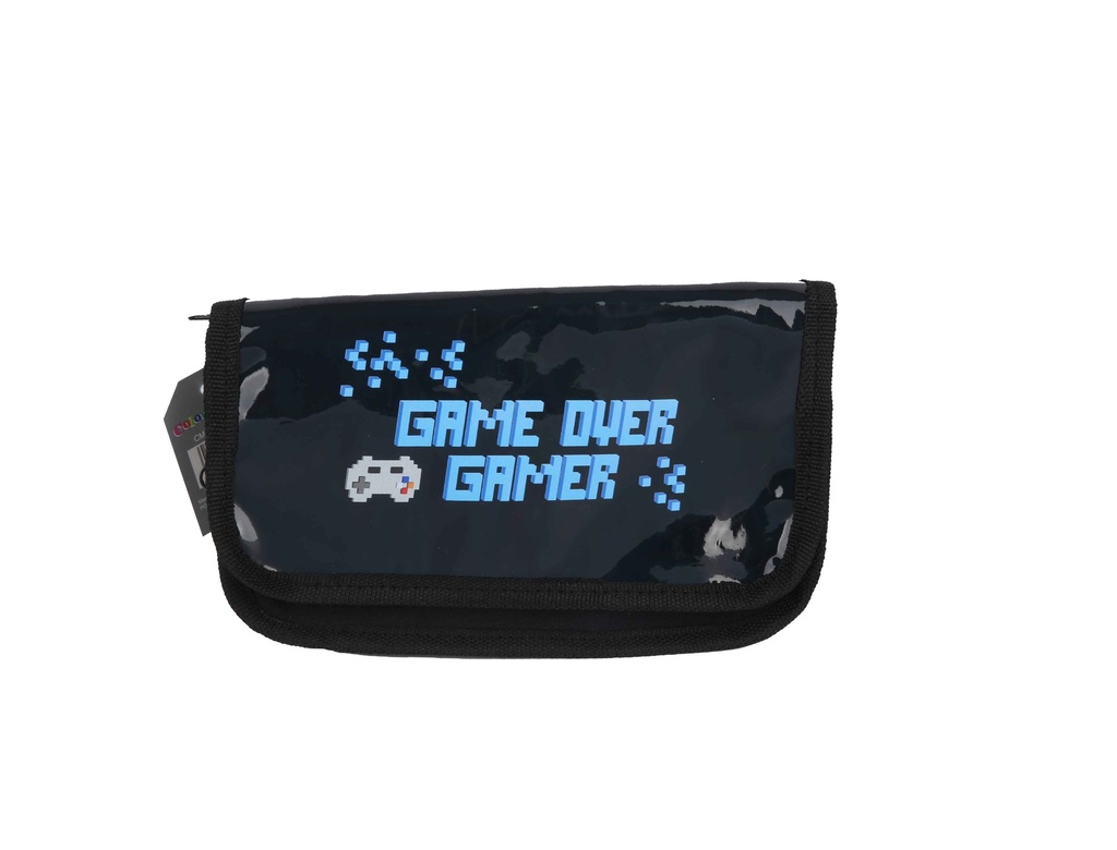 Colour Me Vibes Double Pencil Bag Game Over Holographic 21cm (7837)