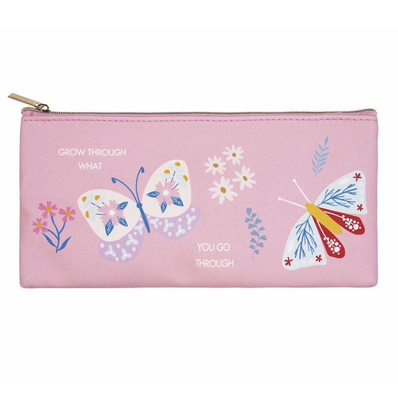 Colour Me Vibes PU Pencil Bag Butterfly 20cm (8179)