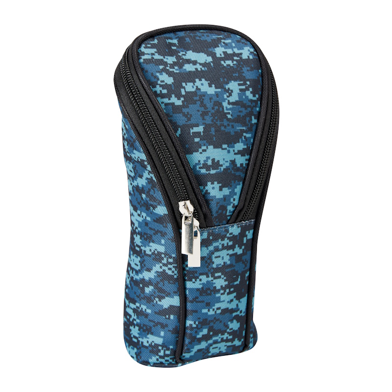 Colour Me Vibes Pencil Bag Tongue Flap Army Print (blue) (8216)