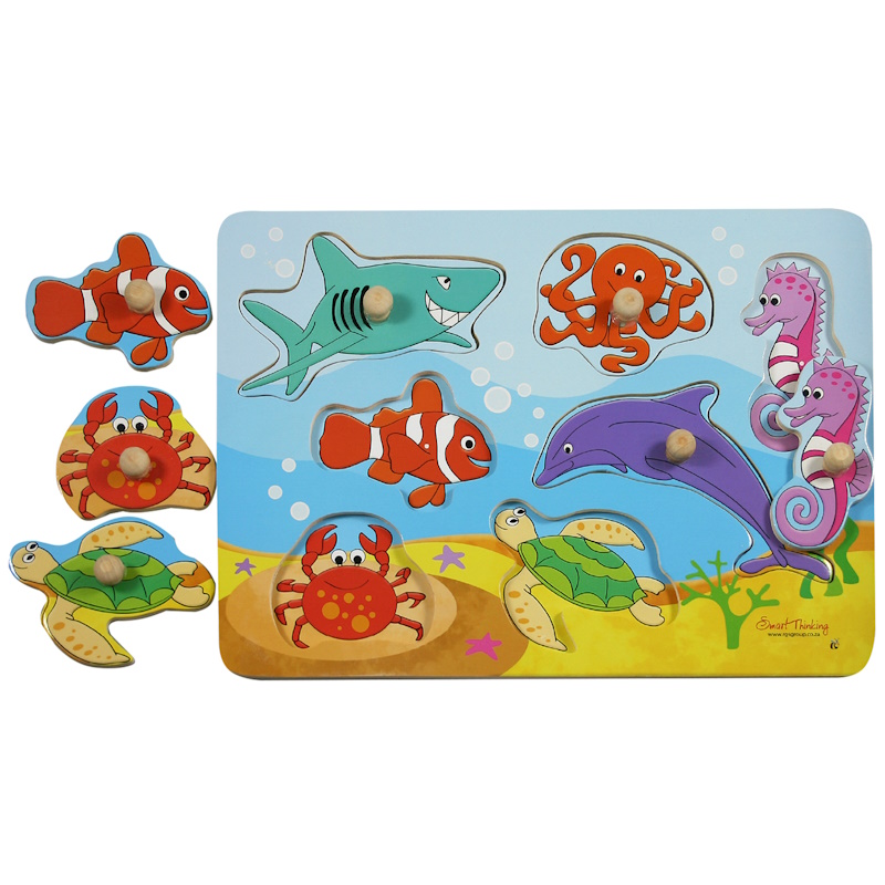 Underwater Peg Puzzle (7 piece)