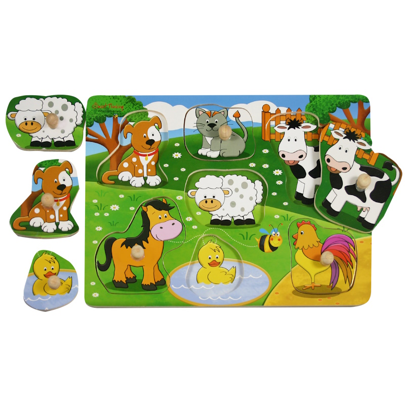 Farm Peg Puzzle (7 piece)