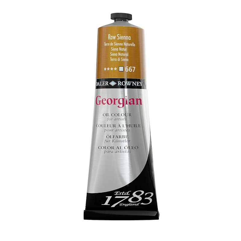 Daler Rowney Georgian Oil Paint 38ml (raw sienna)