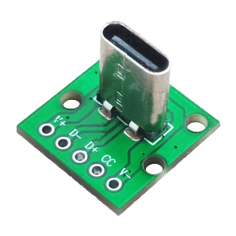 USB C Breakout Board Vertical