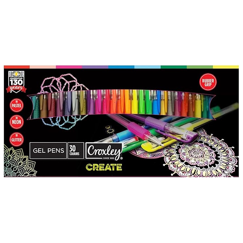 Croxley Create Gel Pens (box of 30)
