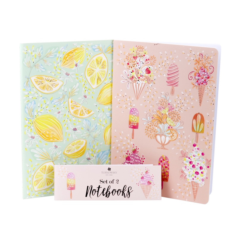 Turnowsky Stitched Notebook Set of 2 Summer Breeze A5 (32 sheets) (TN245101)