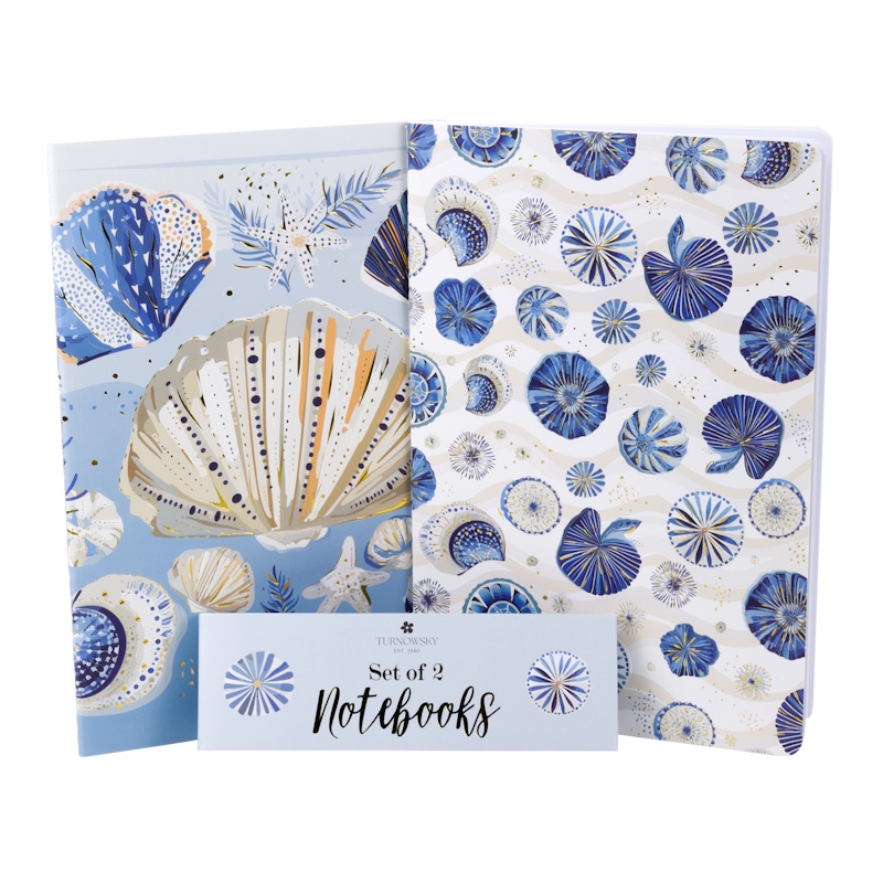 Turnowsky Stitched Notebook Set of 2 Blue Wonder A5 (32 sheets) (TN245102)