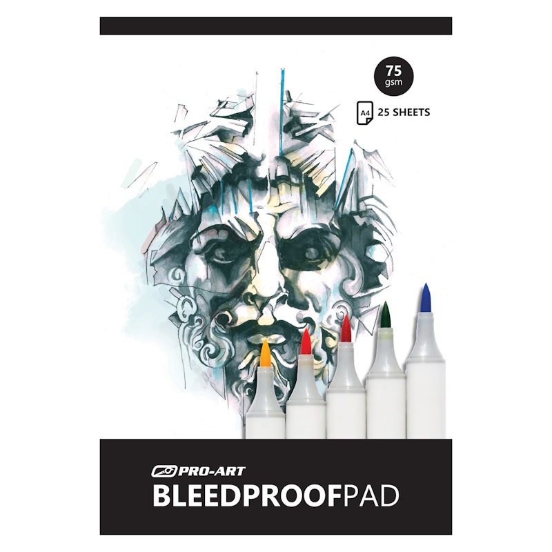 Pro-Art Bleedproof Pad A4 (25 sheets)