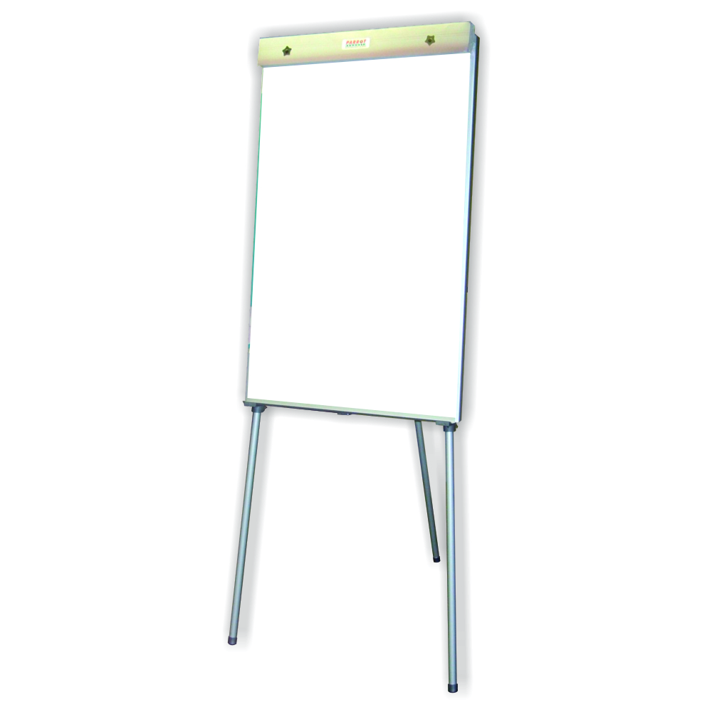 Parrot Flipchart Easel Non-Magnetic 1000 x 640mm